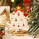 thumbnail image 5 of Adorno de Escritorio de Madera con Forma de Árbol de Navidad, Color Blanco | Decoración Navideña Infantil | 1 Unidad, 22 X 17 Cm, Mini Adorno de Árbol de Madera, 5 of 6