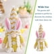 thumbnail image 4 of Naiovety Decoraciones de Pascua Festival Adorno Diseño de escena Colgantes Orejas de conejo Muñecas Colgante Adorno Colgante de muñeco de gnomo de Kits de decoración para fiestas Amarillo Naiovety HA061964-04B, 4 of 6