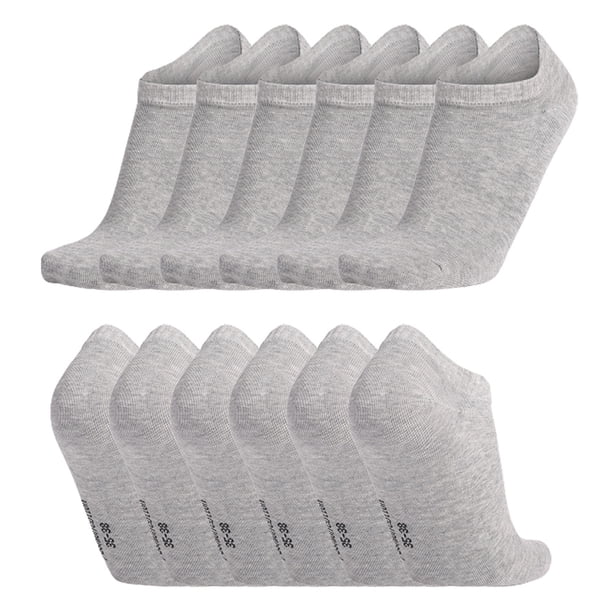 6 pares de calcetines finos y cortos de tubo para hombres y mujeres adultos, que absorben el sudor, transpirables, para correr, ocio, calcetines de algodón, calcetines deportivos