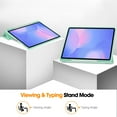thumbnail image 6 of Case for Samsung Galaxy Tab S10 FE Plus 13.1" 2025, Folding Folio Ultra-Thin Smart PU Leather Tri-Fold Stand Stand Case Cover with Stylus Holder for Samsung Galaxy Tab S10 FE Plus 13.1" 2025, Mint, 6 of 8