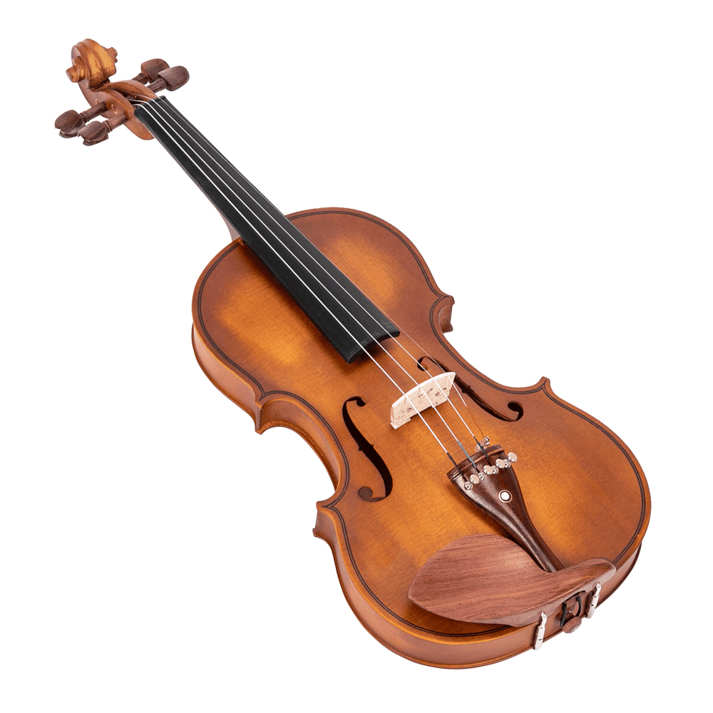 Tcbosik 4/4 Acoustic Violin with Turner for Beginners, Fiddle Beginner Kit with Bow, Case, Rosin, Strings, Shoulder Rest, Natural