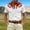 Red, variant on Western Style Printed Short Sleeve Shirt for Everyday Casual Travel Outdoors Men’s Shirt with Theme and Cowboy