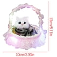 thumbnail image 5 of Fiudx Juguete de Simulación para Gatos, Decoración Realista para Mascotas, Alta Simulación, Tacto Realista, Regalo Educativo, Decoración para El Hogar y La Oficina, Regalo de Cumpleaños, 2 Pilas de B, 5 of 5