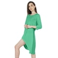 thumbnail image 4 of Inkmeso Solid Summer Casual Tunic Dress For Women's Short Mini Dresses With Button Placket, 4 of 7