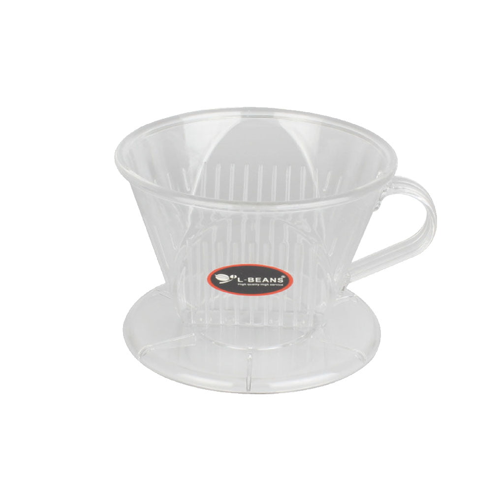Serving Maker Cup Coffee Filter Glass Dripper Mug Transparent Over Pour Cone Kit