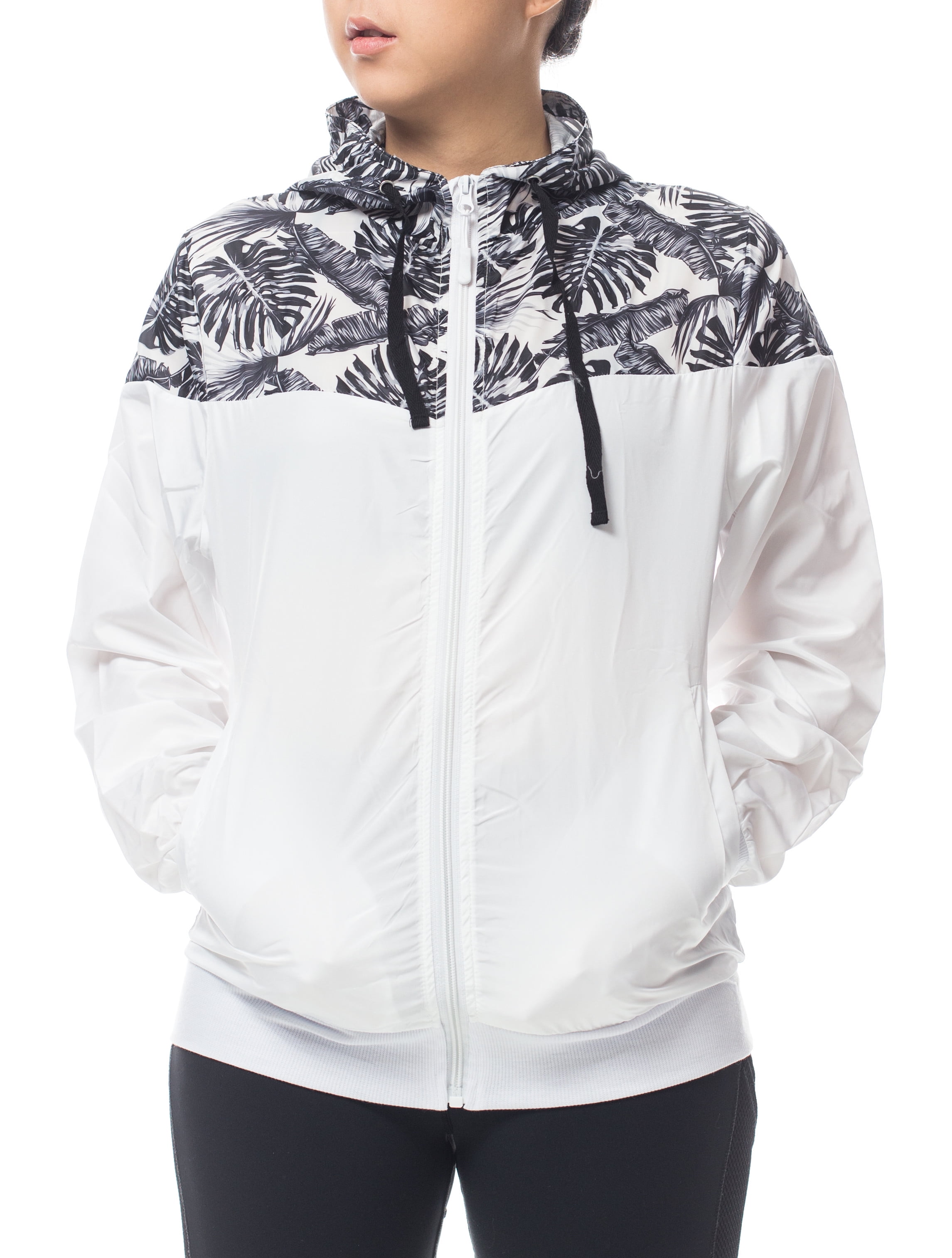 Women's Lightweight Zipper Hoodie Fashion Outerwear Windbreaker Sport