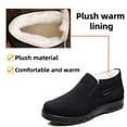 thumbnail image 2 of Men's Snow Boots Fashion Light Weight Comfortable Hiking Outdoor Walking Boots Waterproof Warm Fur Lined Booties Black 11.5 US, 2 of 7
