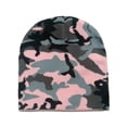 thumbnail image 2 of Valora Men Winter Outdoor Casual Pullover Hat Warm Fashion Earflap Pink, 2 of 3