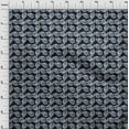 thumbnail image 3 of oneOone Viscose Chiffon Fabric Leaves & Floral Block Printed Fabric 1 Yard 42 Inch Wide, 3 of 4