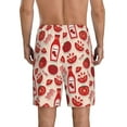 thumbnail image 4 of Lsque Tomatoes Mens Sleep Pajama Shorts,Short Pajama Pants, Cotton Ultra-Soft Knit-4X-Large, 4 of 9