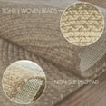 thumbnail image 4 of VHC Brands Cobblestone Rug with PVC Pad, Jute Blend, Oval, Tan Grey White, 48x72 inches, 4 of 11