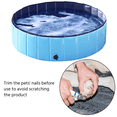 thumbnail image 4 of Collapsible Pet Dog Bath Pool, Kiddie Pool Hard Plastic Foldable Bathing Tub PVC Outdoor Pools for Dogs Cat Kid, 4 of 6