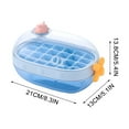 thumbnail image 6 of Fuebueo Summer Savings Ice Cube Tray with Lid Cocktail Ice Easy Pop out Silicone Ices Cubes Trays for Freezer, 6 of 6