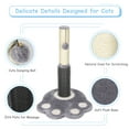 thumbnail image 6 of Infans 20.5" Tall Cat Scratching Post Claw Scratcher w/ Sisal Rope & Plush Ball, 6 of 7