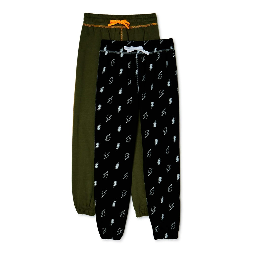 Bleached - Bleached Boys Printed Joggers Sweatpants, 2-Pack, Sizes 4-18 - Walmart.com - Walmart.com