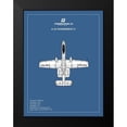 thumbnail image 2 of Rogan, Mark 12x14 Black Modern Framed Museum Art Print Titled - BP A-10 Thunderbolt 2, 2 of 5