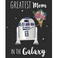 thumbnail image 2 of Women's Star Wars Mother's Day R2-D2 Greatest Mom in the Galaxy  Graphic Tee Black Small, 2 of 4