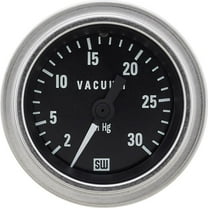 Stewart Warner 82328 Deluxe Vacuum Gauge, Mechanical, 2-1/16 Inch