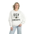 thumbnail image 3 of Women's Gameday Couture White UCF Knights Premium Fleece Drop Shoulder Oversized Pullover Sweatshirt, 3 of 4