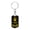 Dog Tag with Swivel Keychain (Gold), variant on Black Russian Terrier Keychain Stainless Steel or 18k Gold