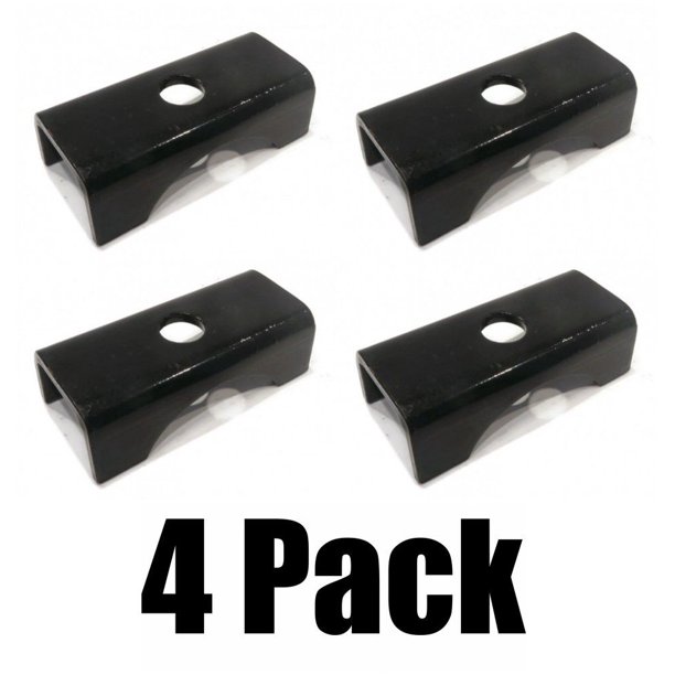 (4) TRAILER AXLE SPRING SEAT PERCH fit 1 3/4" & 2" Wide Springs Weld On