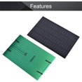 thumbnail image 3 of HUGFEGWE 18V 2.5W Polycrystalline Mini Solar Panel Module DIY for Light Toys Charger 120x194mm 1Pcs CJB91-112498, 3 of 7