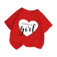 thumbnail image 3 of Kid Girls Cute Graphic Print Round Neck Short Sleeve Tee Summer Casual T Shirt Tops,Size 9 Years-10 Years, 3 of 4
