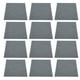 thumbnail image 3 of Paneles acústicos de fibra de poliéster, 12 Uds., Panel de absorción de sonido cortable para salas de ensayo, gris oscuro, 3 of 12