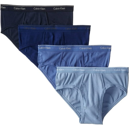 Calvin Klein Men's Underwear Cotton Classics 4 Pack Low Rise Briefs, Blue  Assorted, Medium | Walmart Canada