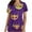 AC-Purple, variant on BiZtdJrK Mardi Gras Scrubs for Women Medical V Neck Short Sleeve Working Shirts 2025 Summer Fashion Graphic Scrub Tops with Pockets Purple S Todays Sales