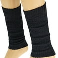 thumbnail image 2 of Aerobic Leg Warmers for Women 3 Pairs Anthracite Gray Cotton Knee High, 2 of 8