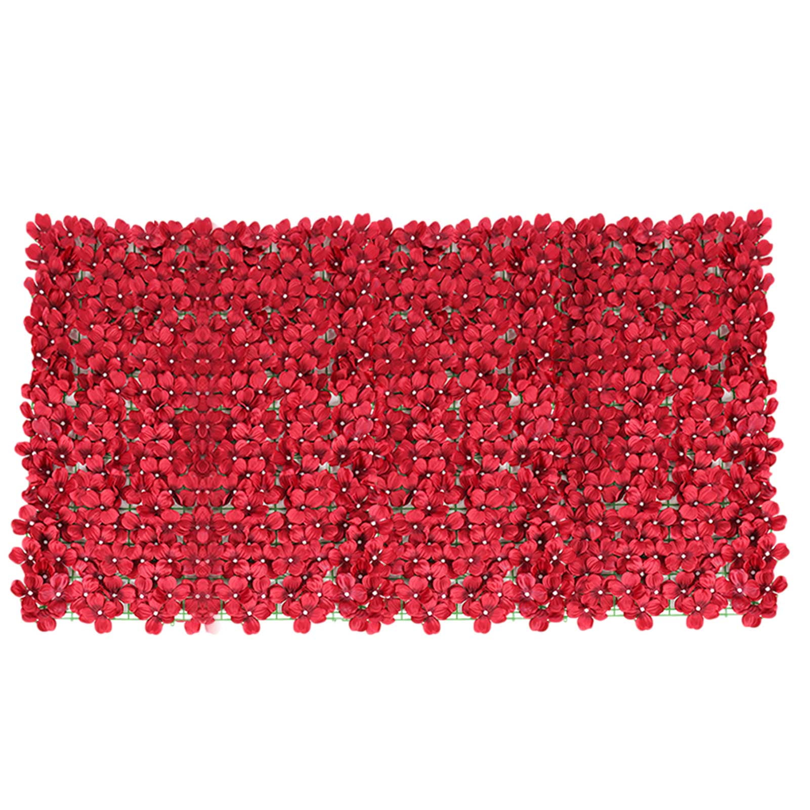 Artificial Hedge Flowers Fence Screening Artificial Faux Ivy Hedge