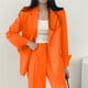 thumbnail image 4 of Blazer de manga larga para Mujer, conjunto de pantalón, chaqueta informal, traje de 2 piezas, prendas de vestir, moda de otoño, 2024, 4 of 4