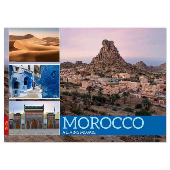 Morocco, A Living Mosaic. (Monthly Wall Calendar 2026 11.7 x 16.5 (open)), CALVENDO 14 Month Calendar