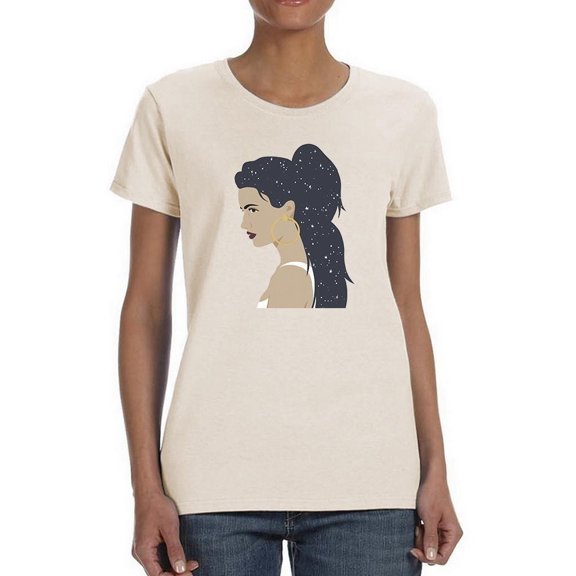 Heavenly Hair Iii. T-Shirt Women -Annie Warren Designs, Female 3X-Large