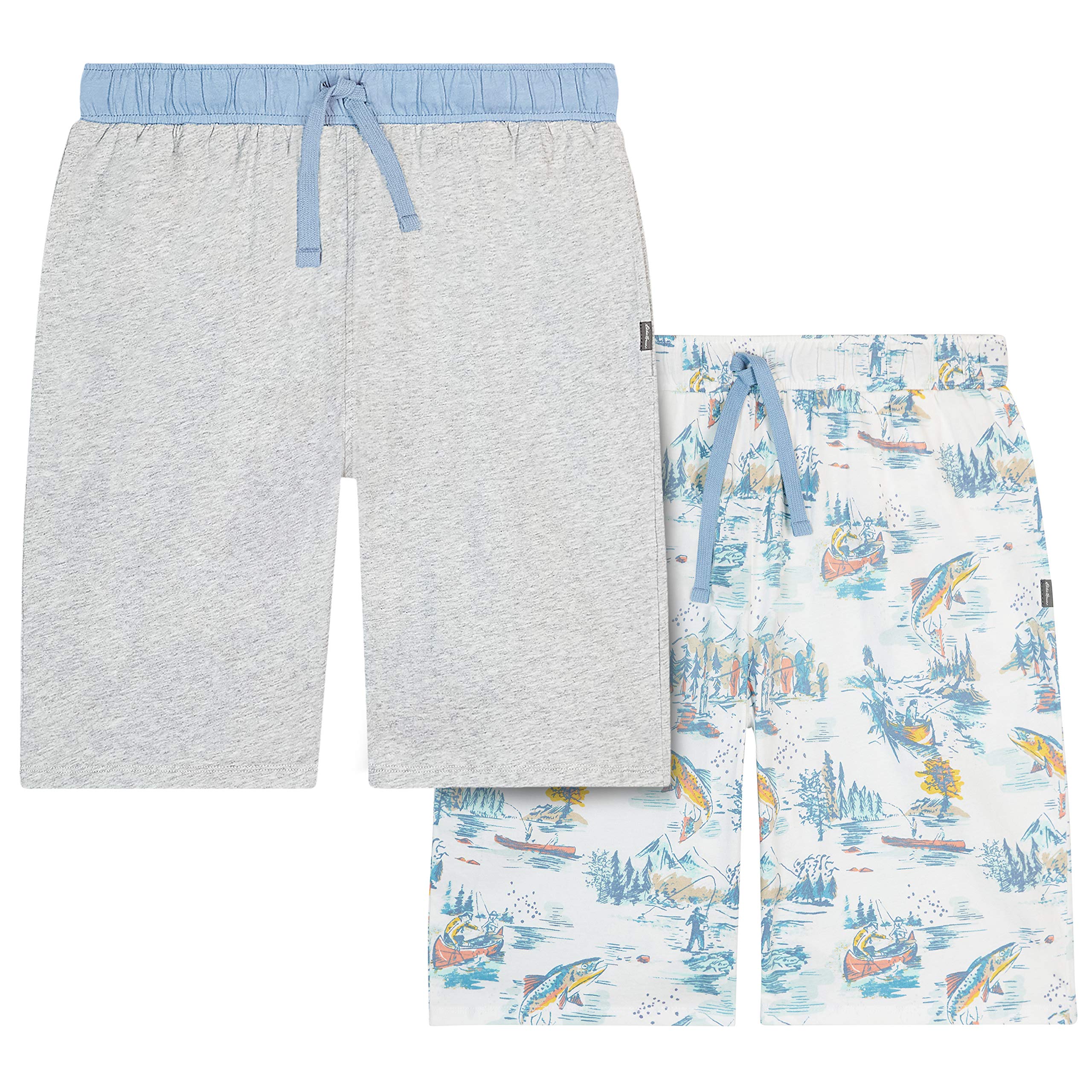 Eddie Bauer Men's 2 Pack Lounge Shorts with 3, XXLarge