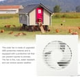 thumbnail image 4 of Greenhouse Fan, Solar Exhaust Fan Anti Scratch  For Bathroom, 4 of 8