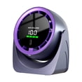 thumbnail image 2 of Ventilador de escritorio portátil con 100 velocidades ajustables y viento fuerte, recargable. Púrpura, 2 of 9
