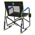 thumbnail image 5 of GCI Outdoor Freestyle Rocker Folding Rocking Camping Chair with Cup Holder, Blue Shockwave, 5 of 11