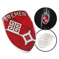 thumbnail image 2 of KaferLab 788517 Bremen 3Pcs Kit - Horn Button, Hood Crest, & Ivory 12mm Shift Knob Bus Bug T3, 2 of 5