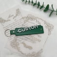 thumbnail image 4 of DIY Keychain Custom Crystal Letter Name High-Quality Pu Leather Key Chain Gift For Women Men Car Strap Waist Wallet Keyring tzw, 4 of 7