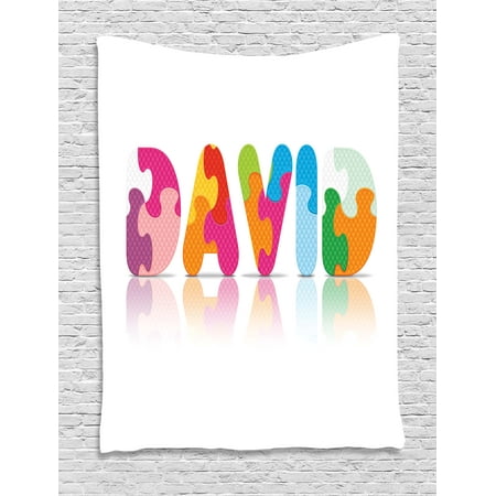 David Tapestry Ancestral Male Name with Religious David Tapestry Ancestral Male Name with Religious