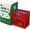 Red, variant on EconoHome Milk Crate - Stackable Storage Crate with Built-In Handles - Heavy Duty Plastic Material - Ventilated Organizer Bin for Garage, Pantry, Classroom, Office & Moving - Red, 19x13x11, 2-Pack