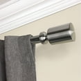 thumbnail image 5 of Better Homes & Gardens 1" Modern Flare, Single Curtain Rod, Silver, 5 of 6