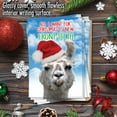 thumbnail image 5 of Pack of 12 Christmas Greeting Cards (1 Design, 12 Cards) - Llama Front Teeth, 5 of 6