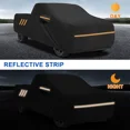 thumbnail image 6 of FANOTEK Car Cover for Ford Ranger Super Cab SB Bed | Crew Cab SB Bed 2019-2024, Thickened Waterproof 210D+PU Pickup Truck Full Cover Outdoor Rain UV Snow Dust Protection Black, 6 of 12