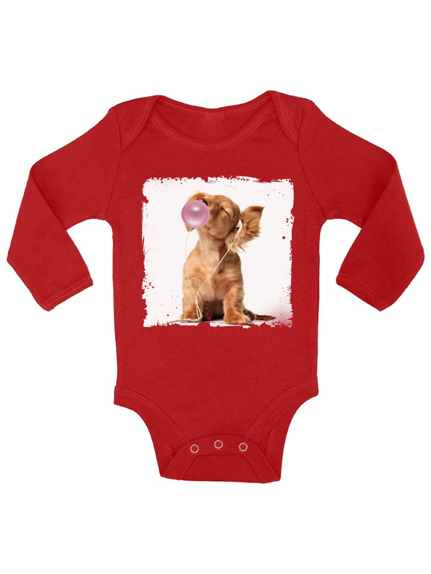 Awkward Styles Baby Dog Clothing Bodysuit Long Sleeve Puppy Clothing