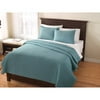 Canopy King Teal Silk Coverlet, 1 Each