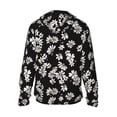 thumbnail image 3 of Balery Daisies Flowers Men's Women's UPF 50+ Sun Protection Lightweight Hoodie Performance Long Sleeve Shirt for Fishing Running-XX-Large, 3 of 9