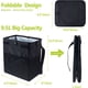 thumbnail image 2 of Bote de basura negro JanHm para automóvil con tapa plegable impermeable, 2 of 5
